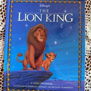 Disney The Lion King Blue and Brown Book